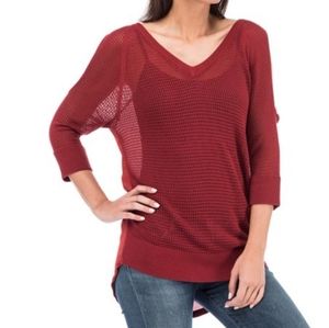 Terracotta cold shoulder sweater. Brand new!